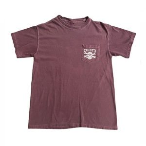 Calcutta Skull & Fish Pirate Comfort Colors Pocket Tee